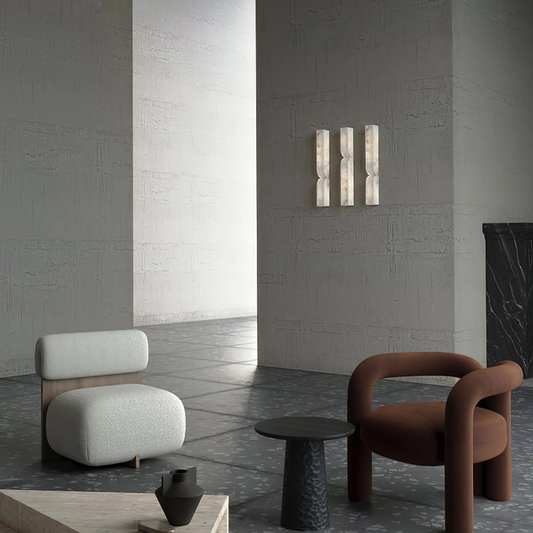 Up Down alabster Wall Sconce