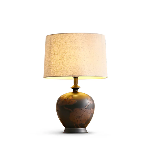 Zen-Style Ceramic Lamp