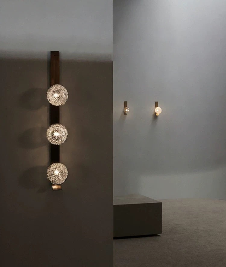 Bolla Bubble Glass Wall Sconce
