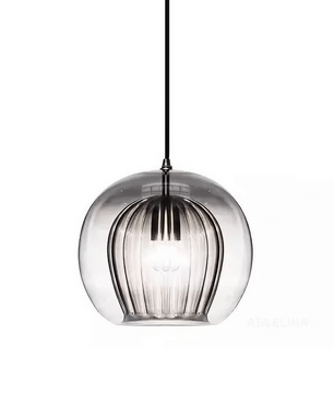 Pleated Glass Pendant Light