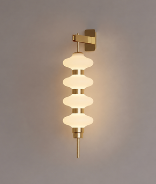 Stacked Glass Wall Sconce