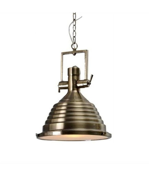 Industrial Nautical Dome Pendant Light