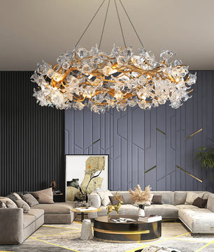 Hibiscus Flower Chandelier