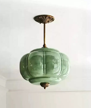 Eloise Vintage Milk Glass Pendant Light