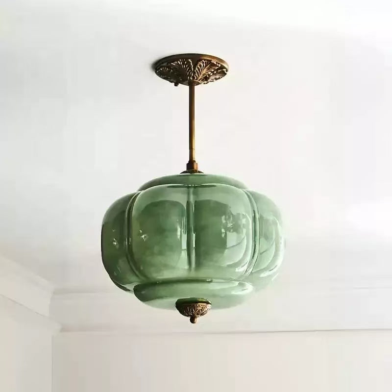 Eloise Vintage Milk Glass Pendant Light