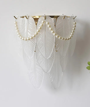 Feather Pearl Wall Lamp