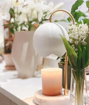 Flower Candle Warmer Lamp