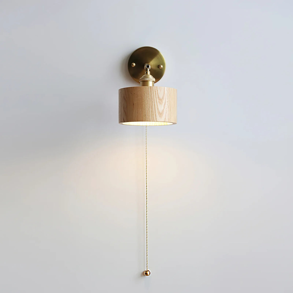 Rotatable Wooden Wall Lamp