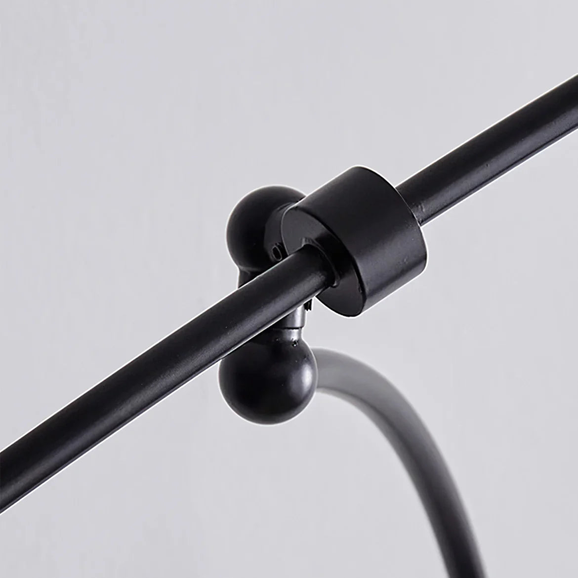 Myrna Chandelier – Modern Linear Brass Ceiling Light for Dining Room & Kitchen Island, Black