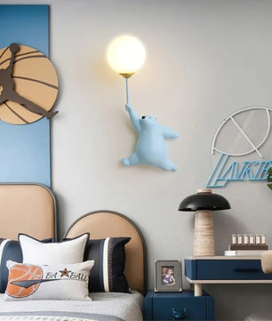 Bear Balloon Wall Lamp