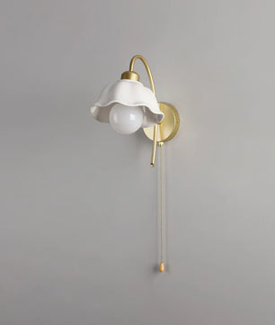 Flower Ceramic Wall Lamp