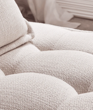 Cotton And Linen Fabric Sofa