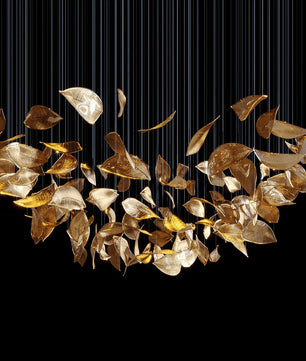Frozen Leaves Chandelier