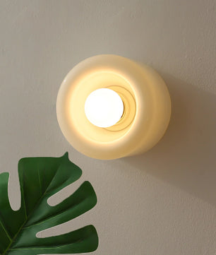 Round Glass Wall Lamp