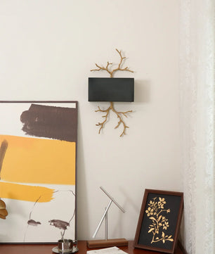Brass Branch Wall Lamp