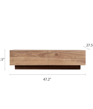 Minimalist Sliding Coffee Table
