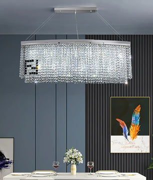 Liliana Rectangle Crystal Chandelier