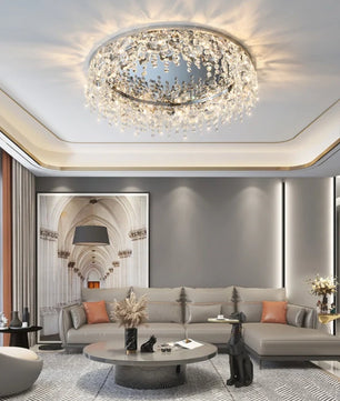 Raindrop Crystal Ceiling Light