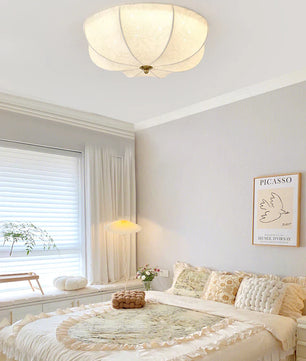 Orchid Fabric Ceiling Lamp