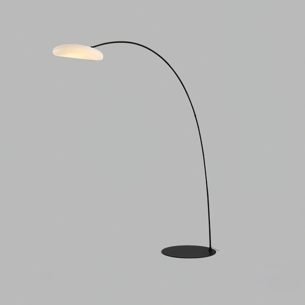 Mr Magoo Floor Lamp – Modern Minimalist Tall Standing Lamp for Living Room, Black & White