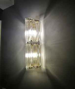 Triangular Glass Wall Light