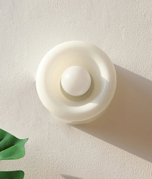 Round Glass Wall Lamp
