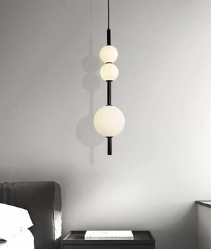 Vertical Glass Pendant Light