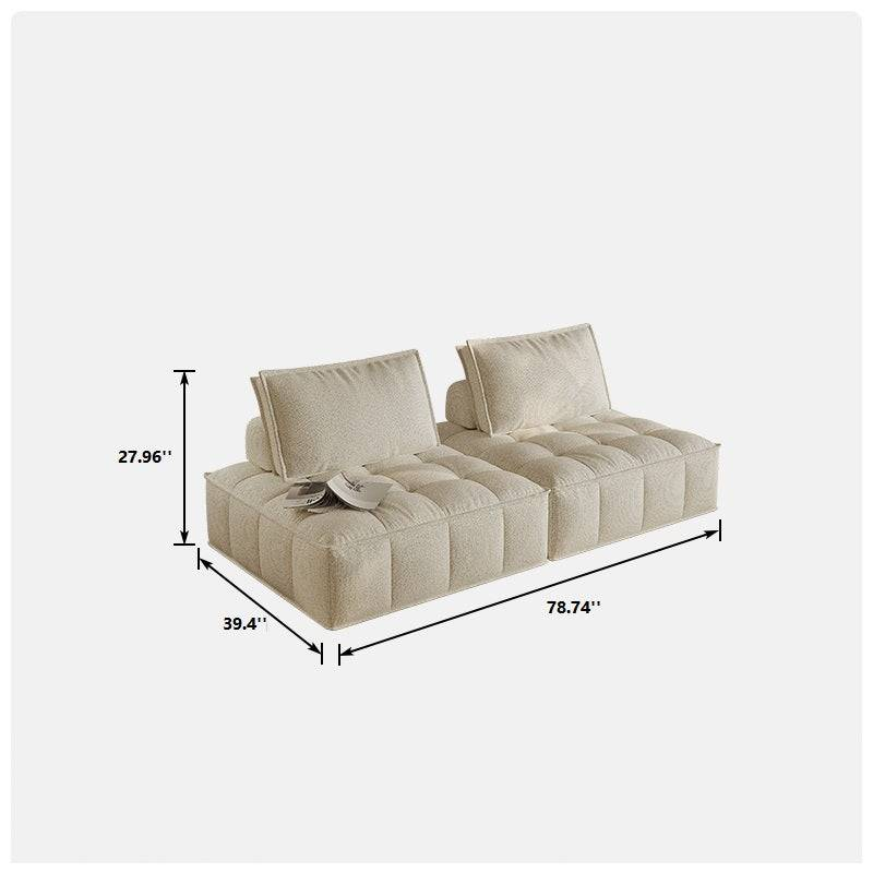 Cotton And Linen Fabric Sofa