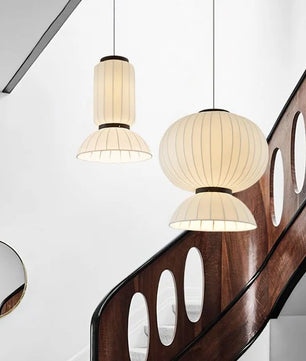 Mulberry Silk Lantern Pendant Light M433