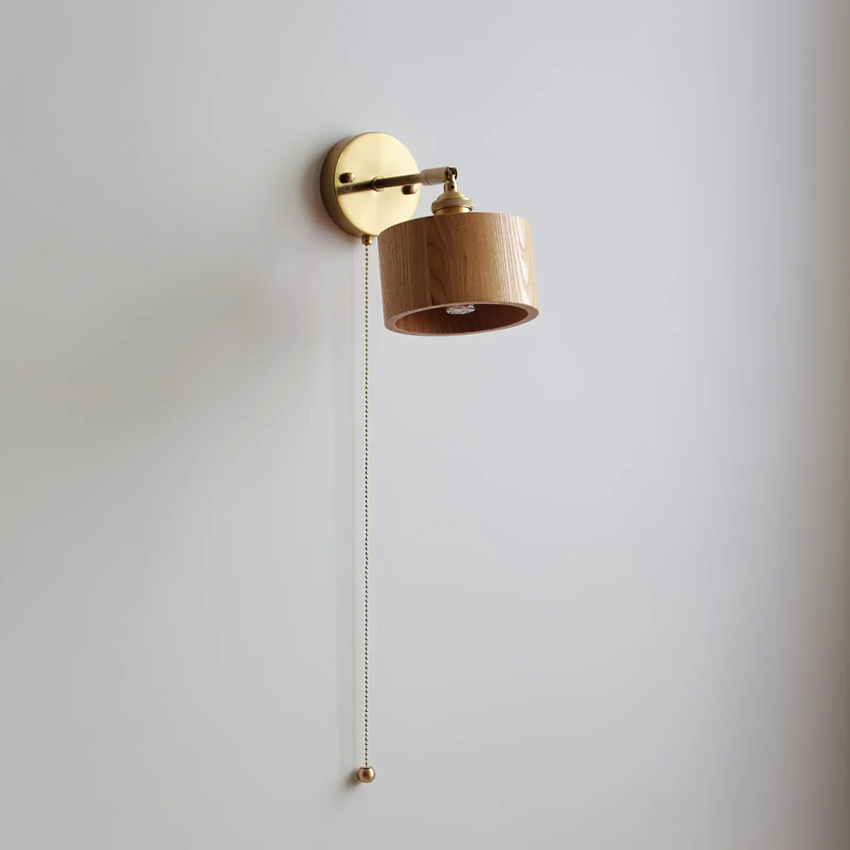 Rotatable Wooden Wall Lamp