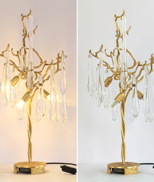 Aqua Willow Table Lamp