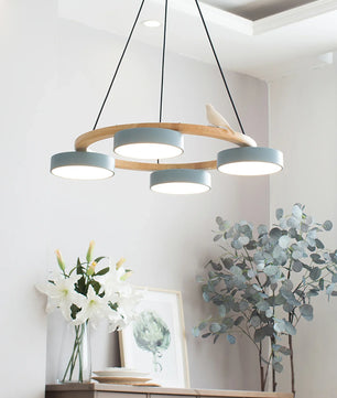 Sienna Bird Round Chandelier