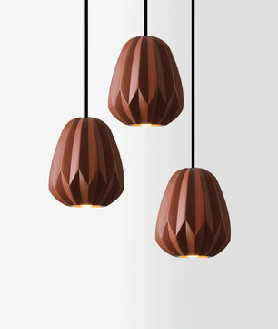 Papaya Resin Pendant Lamp