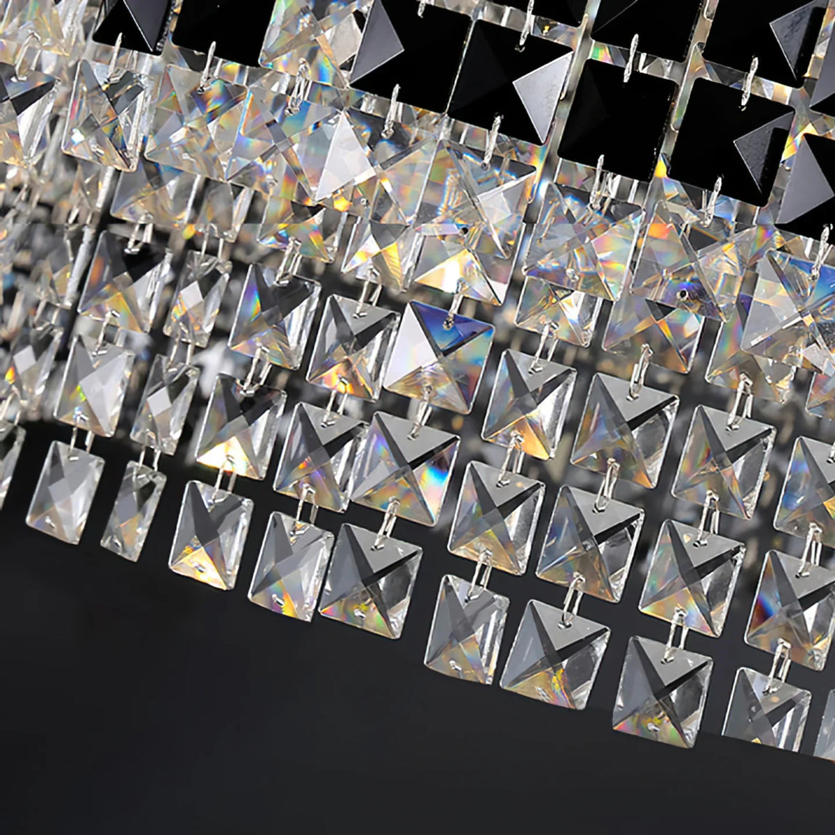 Liliana Rectangle Crystal Chandelier