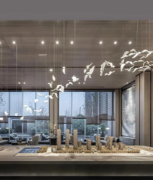 Large Seagull Chandelier