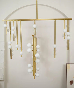 Luminous Cascade Chandelier