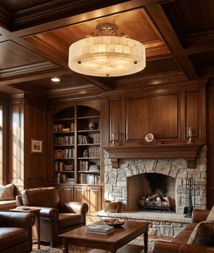 Luciana Alabaster Ceiling Light