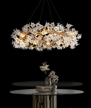 Hibiscus Flower Chandelier