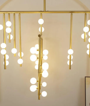 Luminous Cascade Chandelier