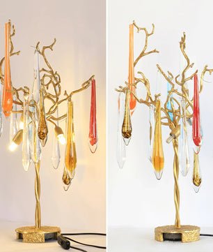 Aqua Willow Table Lamp
