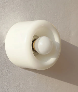 Round Glass Wall Lamp