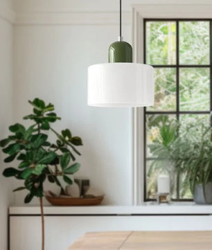 Nordic Morandi Cylinder Glass Pendant Light S66