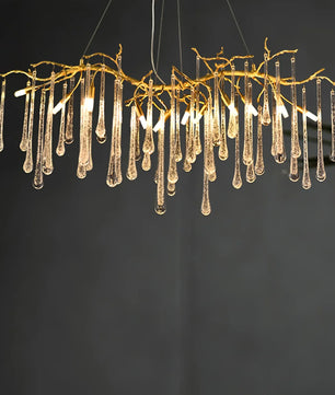 Aqua Makrama Chandeliers