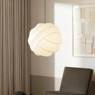 Wabi-Sabi Fiber Cocoon Pendant Lamp M400