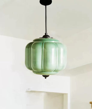 Eloise Vintage Milk Glass Pendant Light