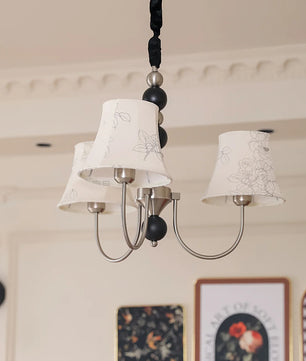 Orchid Fabric Chandelier