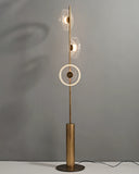 Glacier Crackle Glass Floor Lamp