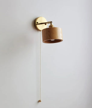 Rotatable Wooden Wall Lamp