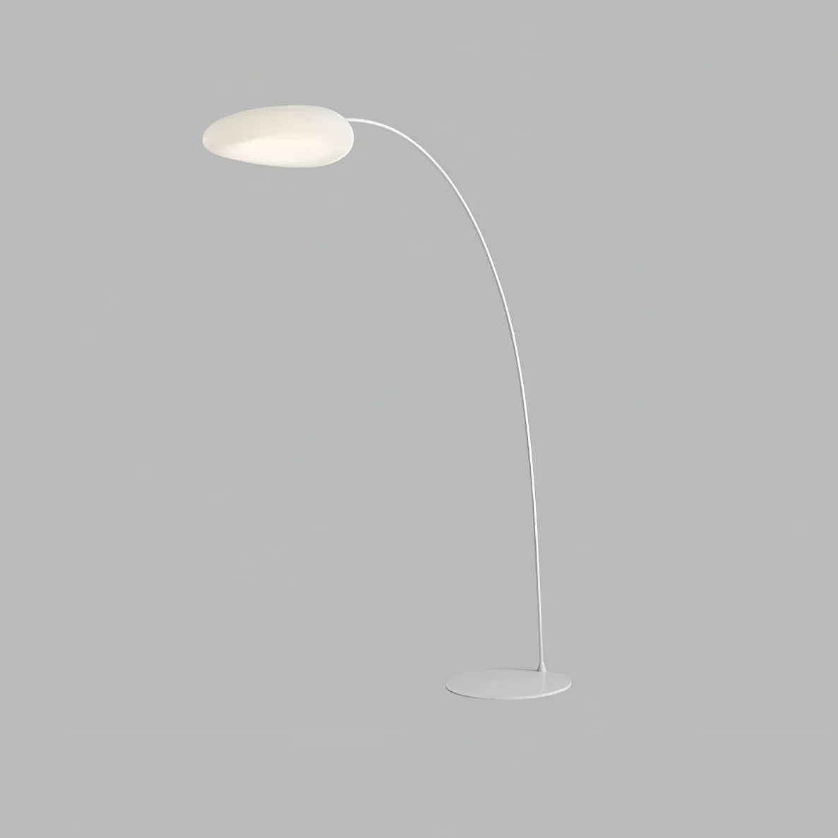 Mr Magoo Floor Lamp – Modern Minimalist Tall Standing Lamp for Living Room, Black & White