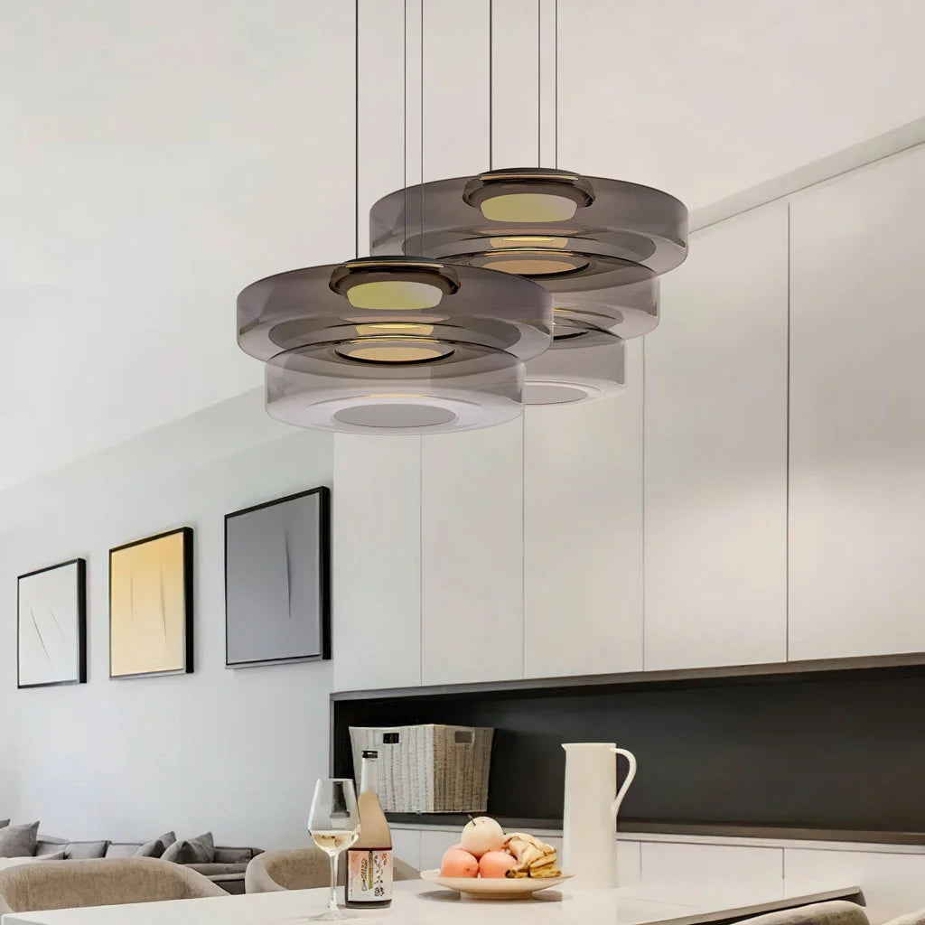 Nordic postmodern creative glass pendant light